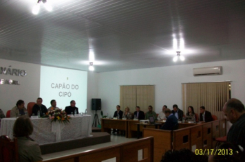 Foto - Sessão Solene em Comemoração aos 13 Anos do Município de Capão do Cipó